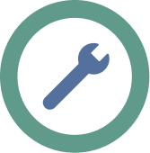 icono de llave mecánica simbolizando reparación